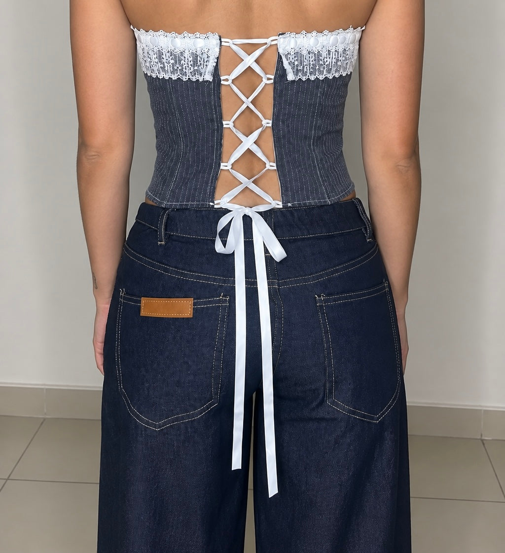 Corsetto gray Melanie