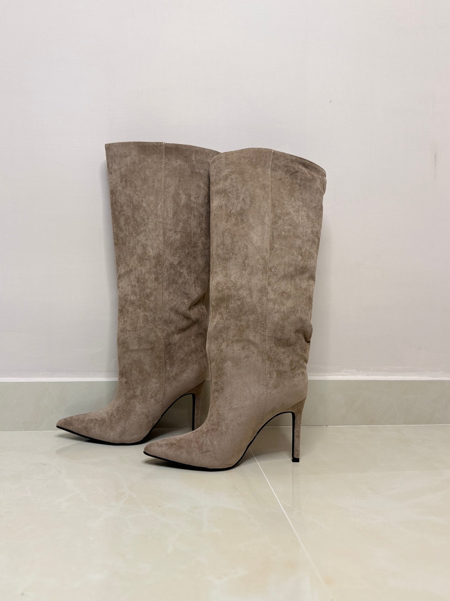 Stivali "Sienna" camoscio beige 🤎